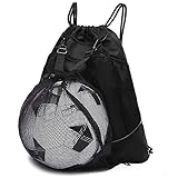 STAY GENT Fußballtasche für Jugendliche, Fußball Rucksack Turnbeutel Drawstring Rucksack Fussball & Taschen für Basketball Volleyball Baseball mit Ball-Mesh-Tasche, Sportbeutel Kinder Jungen Mädchen