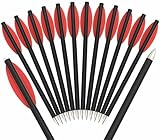 biubiusot 6,3' Armbrust Bolzen Pfeile Armbrustbolzen Präzisions-Zielscheibe für Schießübungen und kleine Jagd (B)