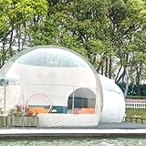 Blasenzelt Zum Sternegucken Zum Camping, Wasserdichte Durchsichtige Kuppel-CampinghüTte, FüR Familiencamping, Hinterhofparty, Musikfestival, Sternegucken,220v-13ft