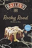 RUF Baileys Original Rocky Road Brownie Mix, Schoko-Brownies mit Bourbon-Vanille Glasur, Baileys Likör, Schoko Crispies und Marshmallows, 1x470g
