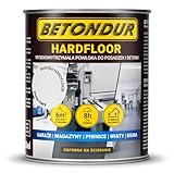 Betondur HARDFLOOR Betonfarbe 0,75L – Hellgrau – Bodenfarbe für Betonflächen Innen & Außen – Abriebfest, Wasserbasiert, Schnelltrocknend – Für Garage & Keller