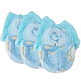 3-teilige Schwimmwindeln für Kleinkinder, Wiederverwendbare Wasserdichte Schwimmhosen für Kleinkinder für Neugeborene (XXL ab 15 kg)