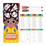 Mathematik Lernkarten,Lernspiele und Übungsspiele für Mathematik,Lernkarten für Addition und Subtraktion | Für den Einsatz im Homeschooling, in der Grundschule auf