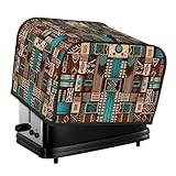 Mexikanische Volkskunst Boho Toaster Staubschutz 4 Scheiben Toaster Abdeckung Küche Kleingeräte Schutz Abdeckung