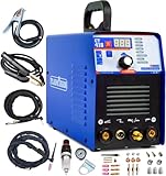 PLASMARGON 3 in 1 Combo Plasmaschneider WIG Schweißgerät MMA Inverter Kombischweißgerät Plasmaschneider TIG MMA Sauberer Schnitt | IGBT | Digitale LCD Display | HF-Zündung - CT418