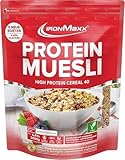 IronMaxx Protein Müsli - Cookies & Chocolate 2kg Beutel | Veganes High Protein Müsli laktosefrei | Reduzierter Zuckergehalt & Low Carb
