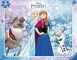 Ravensburger 61419 Anna and ELSA Disney Frozen The icequeen Kinderpuzzle-06141 Rahmenpuzzle für Kinder ab 4 Jahren, Puzzle mit 40 Teilen, Teal/Turquoise Green