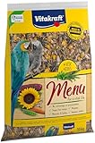 Vitakraft Menü 10kg, Hauptfutter für Papageien, mit Vitaminen, mit Immun Aktiv Komplex und Kräutern (1x 10kg)