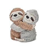 Warmies Warm Hugs Faultier, mikrowellengeeignete Weizensäckchen mit dem Duft von französischem getrocknetem Lavendel, vollständig erwärmbares Kuscheltier zur Linderung von Angstzuständen und Schmerzen
