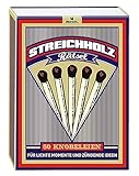 moses. 4029 Streichholzrätsel | 50 Knobeleien, Rätsel und Aufgaben | In einer Retro-Geschenkbox, Beige
