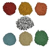 Farbchips Dekochips 500g Schwarz-Weiss-Mix Farbflocken für Epoxidharz Bodenfarbe, Bodenbeschichtung, Betonfarbe I Innen & Außen I Garage, Keller, Terrasse
