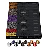 NESPRESSO ORIGINAL Ispirazione Italiana, Mittlere bis dunklere Röstungen, Kompatibel mit ORIGINAL Kapselmaschinen, Ideal für Espresso und Lungo, Kapsel Set aus 100 Kaffeekapseln