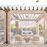 Wasserdichte Plane mit Ösen, strapazierfähiges, UV-beständiges PVC-Gewebe für Schutz im Freien