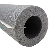 Scorprotect® selbstklebende PE Rohrisolierung 1 m Ware Farbe grau (42 x 13 mm x 1 Meter)