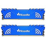 DDR3 Desktop Memory RAM 16GB Kit (2x8GB) 1866MHz CL13 U-DIMM Wlizedle PC Computer Arbeitsspeicher PC3-14900 240-Pin 1.5V Non-ECC Unbuffered 2Rx8 Upgrade Desktop Speicher Modul für Rechner, Blau