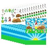 Bible Game Stickers, Easter Craft Stickers, Easter Sticker Set, Religious Sticker Set, Easter Scene Sticker Easter Bible Crafts Make Your Own Easter Jesus Scene Sticker Set for Kids