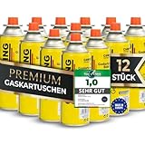 Magnum ® (12x Gaskartuschen 227g ideal für Gaskocher, Gasheizung, Gasbrenner, Unkrautbrenner oder Campingkocher – Butan Gaskartusche Typ MFS – 1A für perfekt für Küchenbrenner (12 Kartuschen)