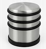 Freistehender Türstopper aus Edelstahl, schwerer Boden-Türpuffer, INOX, 70×80 mm, 1 kg – Premium Türdämpfer für Innen- & Außentüren