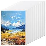 40 Blätter Aquarellpapier A6 300g/m², 10.2 X 15.2 cm Watercolor Paper Aquarellblock Malpapier Watercolor Wasserfarben Gouache Papier Aquarell Karten Blanko,für Grußkarten DIY, Einladungen,Postkarten