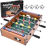 GOLDGE Mini Kickertisch Fußballtisch Kicker inkl. 4 Kickerbälle Maße 34.5 * 23cm Top Qualität für Kinder