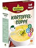 Werner´s Kartoffelsuppe - instant - 4 Teller, 10 Packungen pro Karton, glutenfrei, laktosefrei, fettarm,