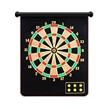 Doppelseitige Dartscheibe mit 12 Sicheren Darts, Dart Board Kids, Outdoor Spiele Jugendliche, Magnetic Dart for Indoor and Outdoor Use, Dartscheibe für Sport Freizeit