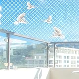 Pilyero Katzennetz Fenster, Taubennetz Balkon, Katzennetz für Balkon Ohne Bohren, Geeignet zum Aufhängen An Balkonen und Fenstern und zum Schutz Von Katzen