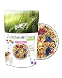 bunnyNature ZwerghamsterTraum Expert Flower - Alleinfuttermittel für Zwerghamster - Futter Mix mit Vitaminen, Blüten, Superfood & Mehlwürmern - 500g