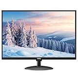 Wstirhy 19 Zoll Monitor mit HDMI VGA AV BNC USB, 1366x768 LED Bildschirm PC Monitor für Fire Stick, Computer, Raspberry Pi, Integrierter Lautsprecher
