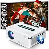 XGODY 4K Support Beamer mit 5G WiFi und Bluetooth, X1 12000L Native 1080P HD Eingebaute Android OS Projektor YouTube Netflix vorinstallieren, 8000+ Apps, Dolby Sound Smart Portable Beamer mit Tasche