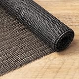 FACIACC Antirutschmatte für Teppich, 120x180 cm Anti Rutsch Teppichunterlage PVC Teppich Antirutschunterlage Schneiden Antirutsch Teppich für Teppichunterlage Schublade Auto Küche Tablett (Schwarz)