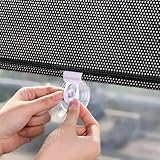 ByteRunning Verdunklungsrollo Mit SaugnäPfen,Ohne Bohren TemporäRe Jalousien,Sonnenschutz Rollo Mit Saugnapf,Leicht Zu Verstauen,Geeignet FüR Schlafzimmer Und KüChen