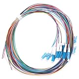 Miokycl 12 lc 15 × 15 × 3 12 Strang Glasfaser-Pigtail LC UPC Single Mode Low Insertion Loss.5m Fiber Pigtails Glasfaserwerkzeuge