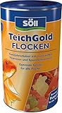 Söll TEICH-GOLD Futter-Flocken, 100 g - Ganzjahresfutter zum Füttern von Fischen im Teich, Gartenteich, zur Stärkung der Abwehrkräfte und vitale Teichfische