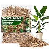 MAQIHAN 180.0 g Holzmulch – Rindenmulch für die Landschaftsgestaltung im Freien, Holzspäne für Garten, Bio-Mulch für Topfpflanzen, Gartenmulch für Innenterrassenrasen