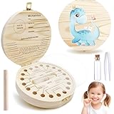 Zahnbox Holz Milchzähne Box,Milchzahndose,Zahnbox für Milchzähne,Milchzahndose Mädchen,Aufbewahrungsbox für Baby-Zähne,Zahnschachtel Milchzähne