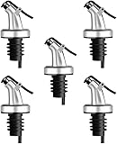 PIQIUQIU 5 Stücke Flaschen Ausgießer Öl Weinausgießer Schnapsflaschen Gießen Kunststoff Mit Klappe
