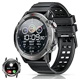 Smartwatch Herren mit Telefonfunktion 1,39' DIY HD Voll Touchscreen Uhren Fitness Tracker 30+ Sportmodi Aktivitätstracker IP68 Wasserdicht Armbanduhr mit Schlafmonitor Schrittzähler Message Reminder