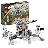 LEGO Star Wars 75345-501st Clone Troopers Battle Pack Set – Sammler Spielzeug mit Einer AV-7-Kanone und 4 Minifiguren – Geschenk für Jungs ab 6 Jahren und Fans von The Clone Wars