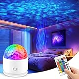 Fokky Sternenhimmel Projektor, LED Sternenhimmel Projektor Kinder, Galaxy Projector für Geschenk Party, Star Projektor Kinder mit 16 Beleuchtung-Effekten, LED Projektor Nachtlicht Kinder Zimmer Deko