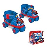 Mondo Toys – Marvel Spiderman Rollschuhe, verstellbar von 22 bis 29 – Komplettset mit transparenter Tasche, Ellenbogenschützer und Knieschoner - 18390