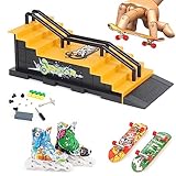 Aolieh Finger Skateboard und Rampe Zubehör Set-Fingerboard Skate Park Spielzeug Set-DIY Finger Skate Boarding Ultimate Sport Training Requisiten Spielzeug für Kinder