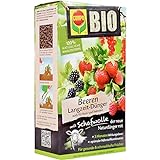 COMPO BIO Beeren Langzeit-Dünger für alle Beerenpflanzen, Kernobst und Steinobst, 5 Monate Langzeitwirkung, 2 kg