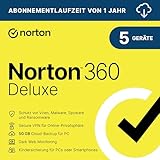 Norton 360 Deluxe 2025 | 5 Geräte | 1 Jahr | Aktivierungscode per Email