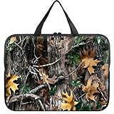 Laptop-Schutzhülle, 38,1 cm (15 Zoll), Camo Leafarben, schlanke Tragetasche, strapazierfähig, Handtasche, Reise-Laptop-Tasche für MacBook Air M3/M2/15 Pro/Surface Laptop 7/6/5/4/3/Dell XPS 15 Plus