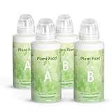 Pflanzennahrung A & B Hydroponische Nährstoffe, Indoor-Pflanzendünger für Hydroponiksysteme, Gemüsedünger, Hydroponik-Zubehör, 2 Flaschen à 100 ml A-Lösung und 100 ml B-Lösung