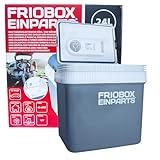 EinParts Kühlbox für Auto 24L EPFB01 Auto Thermoelektrische Warmhaltebox 12V 230V Kühlschrank Thermobox