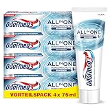 Zahncreme - Odol-med 3 All in One Schutz Atemfrisch, Zahnpasta für ein reines und extra frisches Mundgefühl, 4 x 75 ml