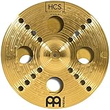 Meinl Cymbals HCS Trash Stack — 16 Zoll (Video) Schlagzeug Becken (40,64cm) Messing, Traditionelles Finish (HCS16TRS)
