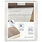 MAIYADUO Teppich Antirutschmatte 60 x 150 cm Premium Teppichunterlage rutschfest Gleitschutz Teppich Stopper Zuschneidbar Rutschmatte Universal für Teppich Schubladen Regale Tablett